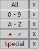 ASCII Pass Gen Group Select